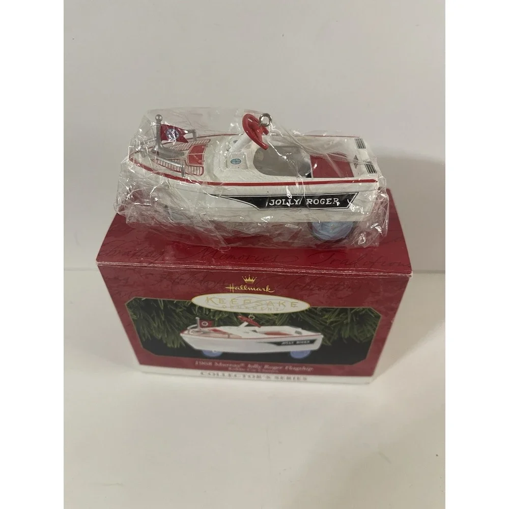 Hallmark Keepsake Ornament~1968 Murray Jolly‎ Roger Flagship~6th in Series~1999
